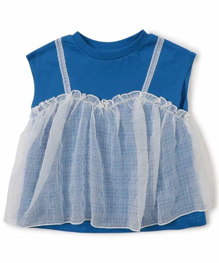 蓬蓬紗法式短袖T恤