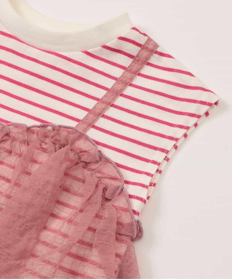 蓬蓬紗法式短袖T恤