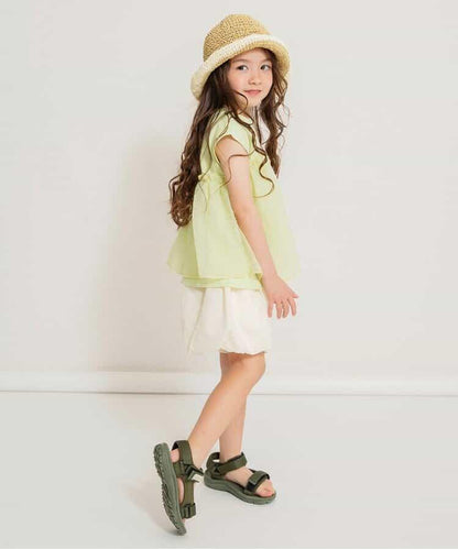 蓬蓬紗法式短袖T恤