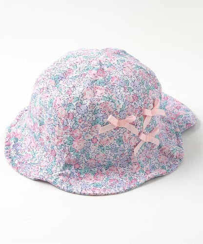 花瓣荷葉邊嬰兒帽_UV防曬