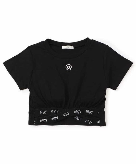 下襬帶交叉杯型設計T恤