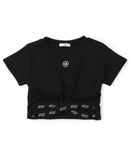 下襬帶交叉杯型設計T恤