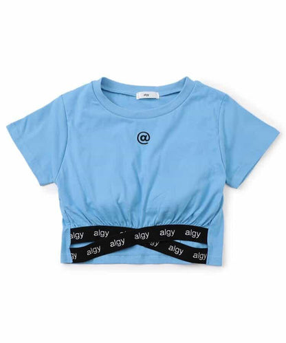 下襬帶交叉杯型設計T恤