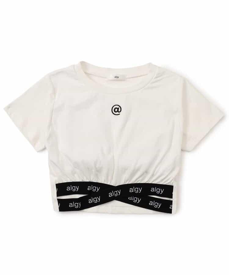 下襬帶交叉杯型設計T恤