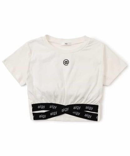 下襬帶交叉杯型設計T恤