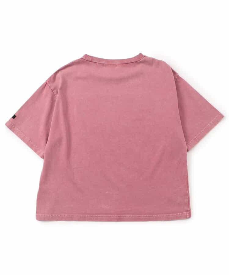 顏料風刺繡logo T-shirt