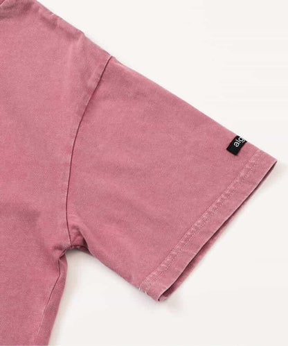 顏料風刺繡logo T-shirt