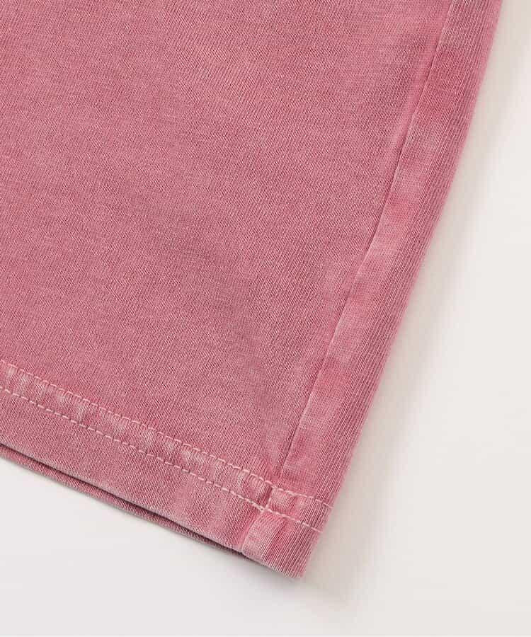 顏料風刺繡logo T-shirt