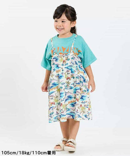 【連衣裙/兒童款】5色5款圖案印花T恤