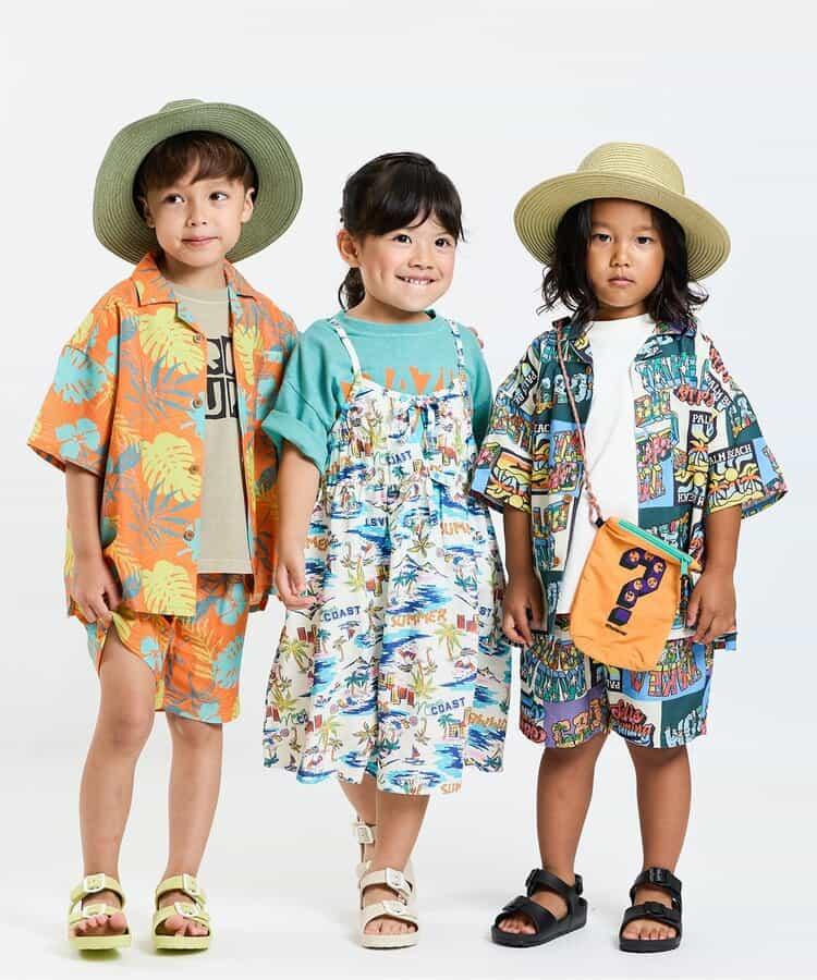 【連衣裙/兒童款】5色5款圖案印花T恤