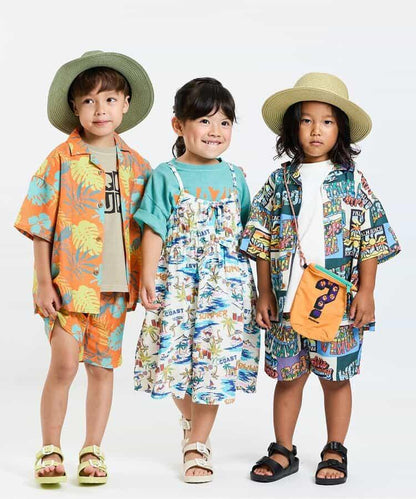 【連衣裙/兒童款】5色5款圖案印花T恤