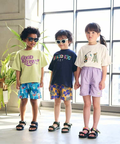 【連衣裙/兒童款】5色5款圖案印花T恤