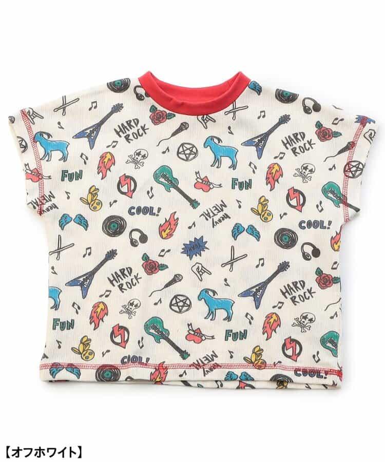 針織睡衣 搖滾圖案