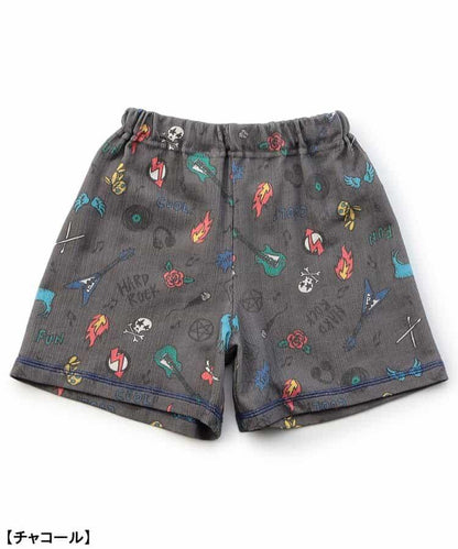 針織睡衣 搖滾圖案