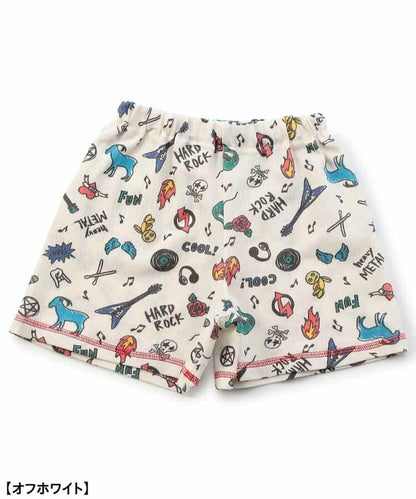 針織睡衣 搖滾圖案