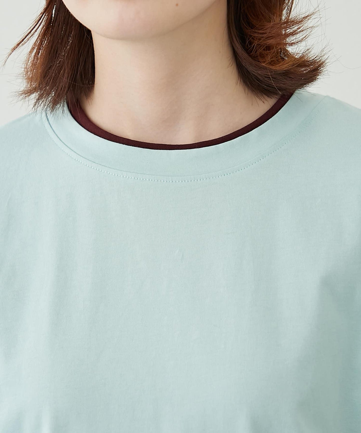 【柳樹】彩色疊層一點刺繡T恤