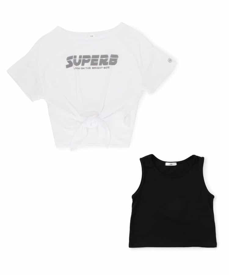 透視T恤和背心套裝