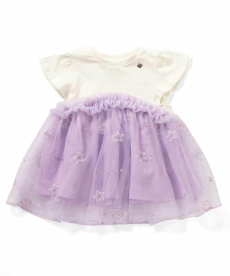 貝殼刺繡拼接上衣_RP