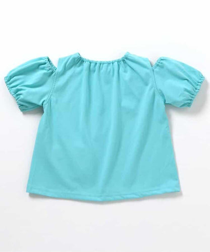 草編單肩包露肩T恤