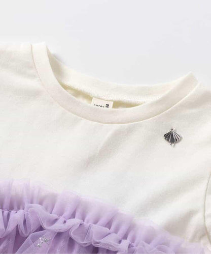 貝殼刺繡拼接上衣_RP