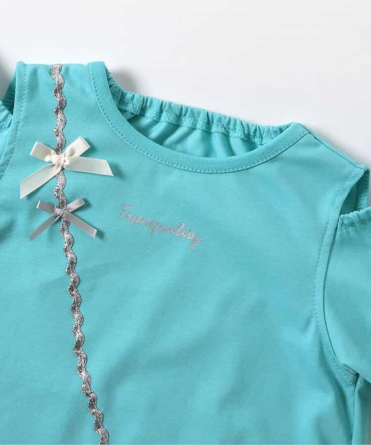 草編單肩包露肩T恤