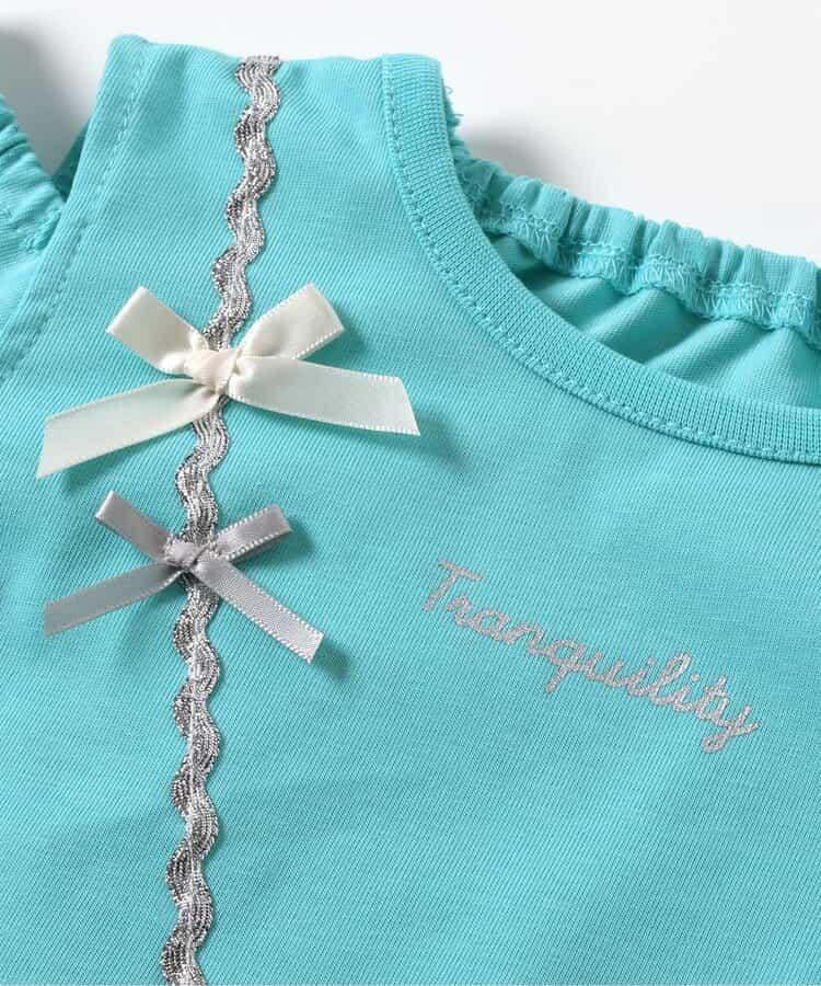 草編單肩包露肩T恤