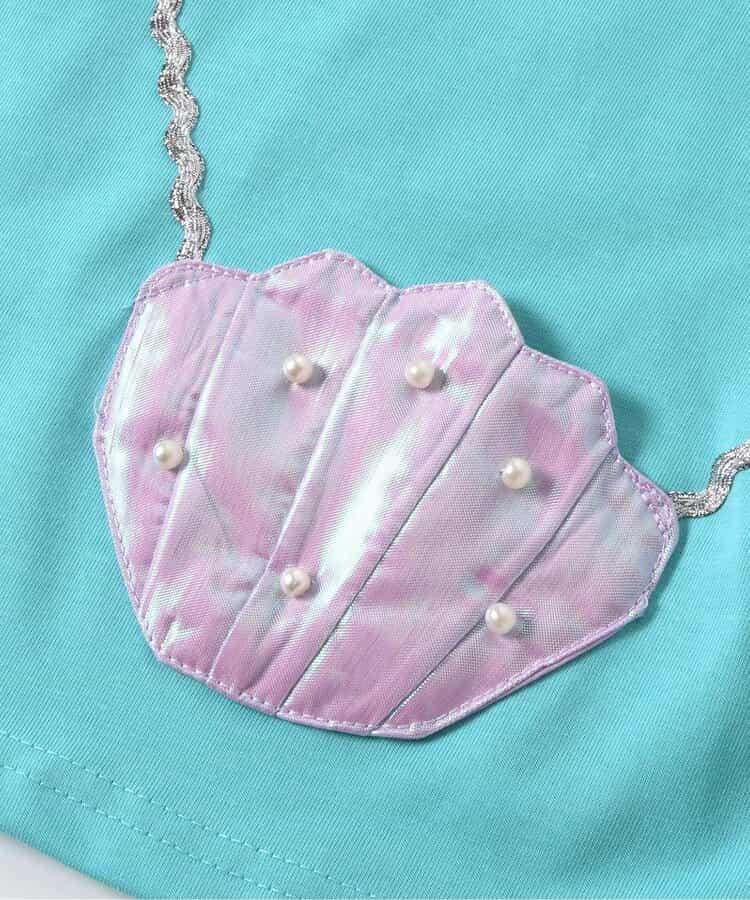 草編單肩包露肩T恤