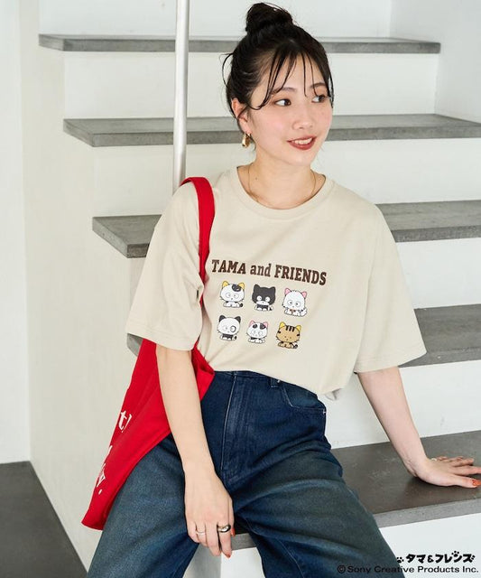 聯名 玉和朋友 前面印花 短袖 T恤