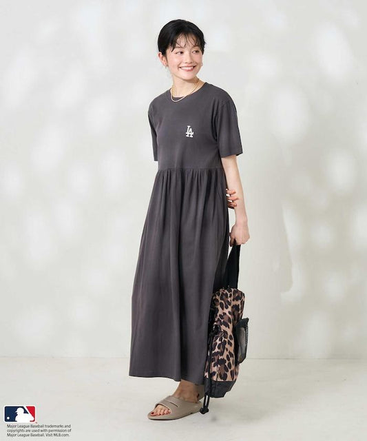 MLB 切替 T恤連衣裙