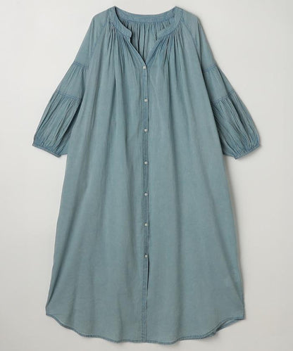 印度色染加工連衣裙