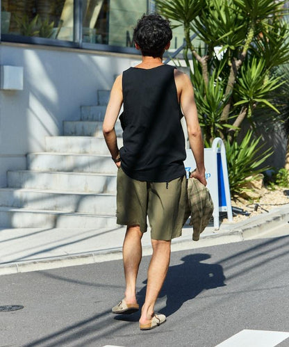 字標圖案背心-日本款/黑白-T-4-日本款