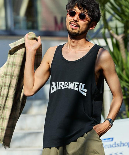 字標圖案背心-日本款/黑白-T-4-日本款