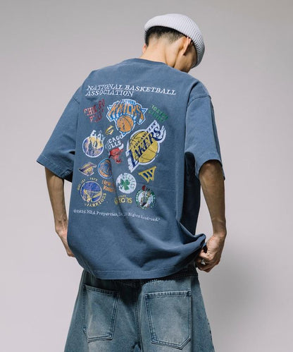 NBA 特別版隨機隊伍 背標 圓領T恤