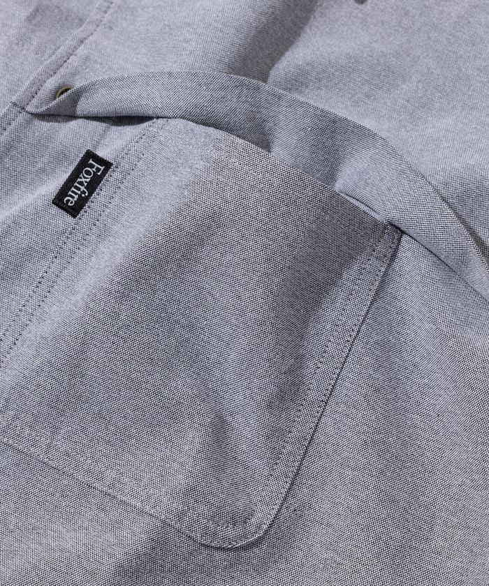 聯名 牛津紡 釣魚口袋 短款 短袖襯衫