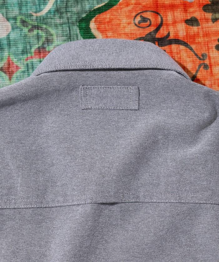 聯名 牛津紡 釣魚口袋 短款 短袖襯衫