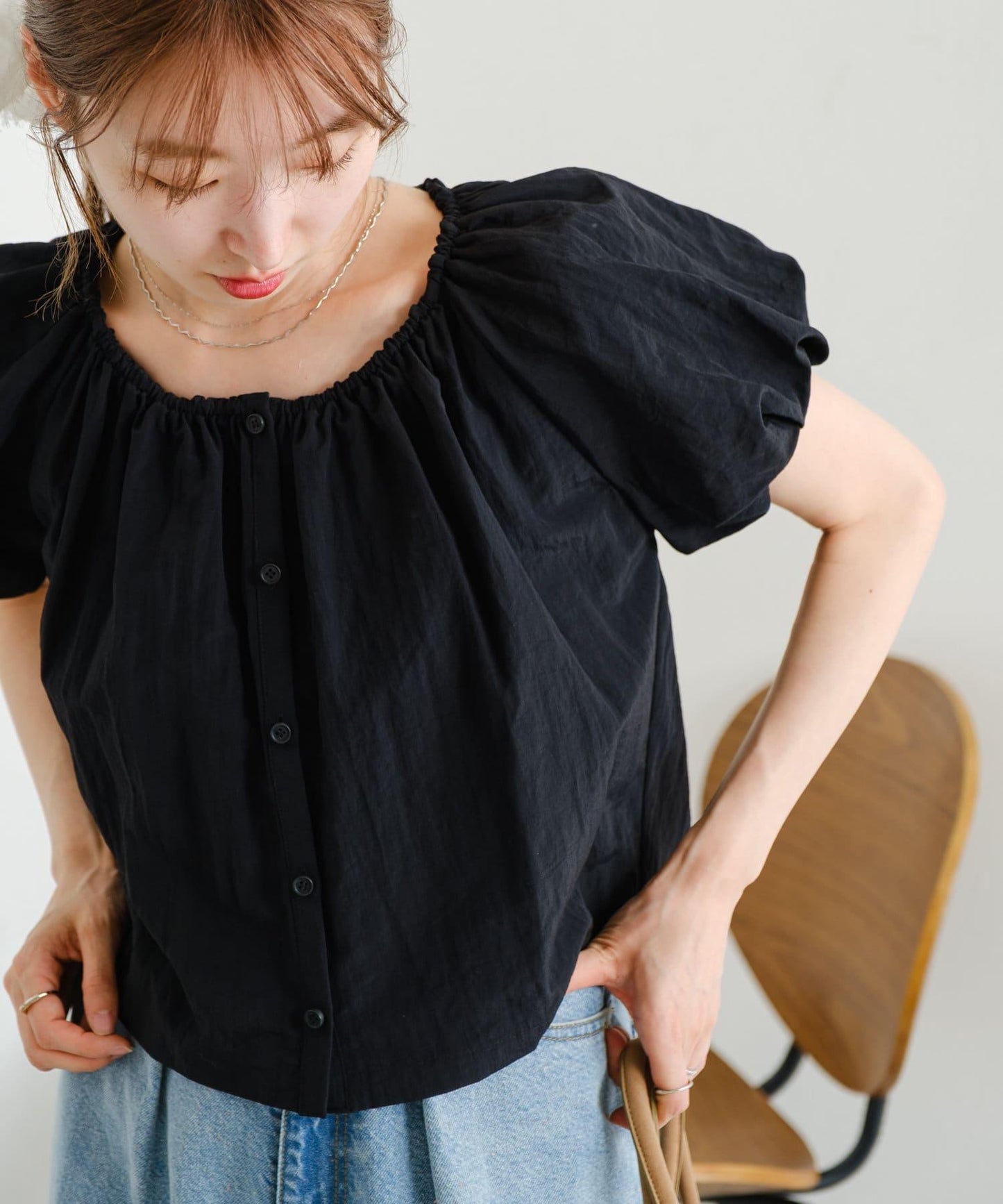 吊帶緊身襯衫