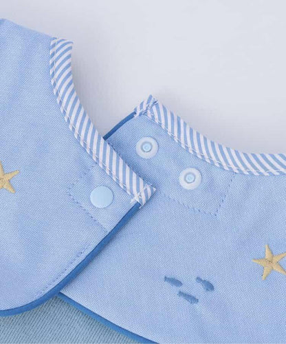 海軍刺繡圍嘴