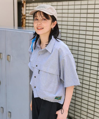 聯名 牛津紡 釣魚口袋短袖襯衫