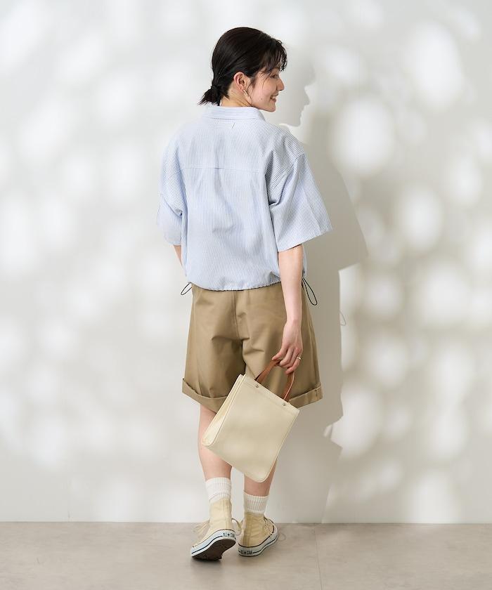 聯名 牛津紡 釣魚口袋短袖襯衫