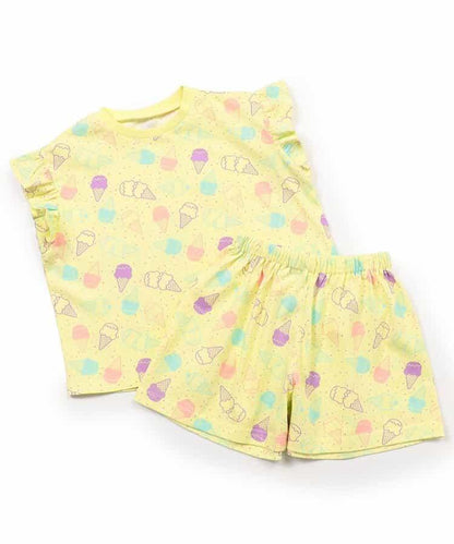 冰淇淋圖案套頭睡衣