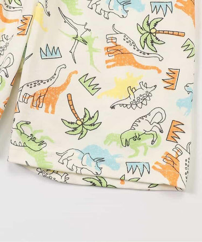 恐龍印花睡衣