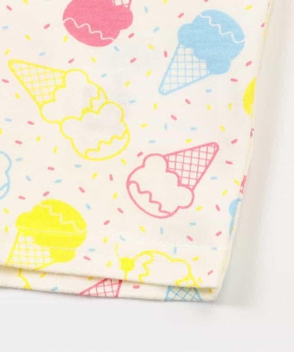 冰淇淋圖案套頭睡衣