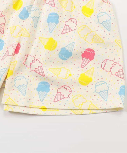 冰淇淋圖案套頭睡衣