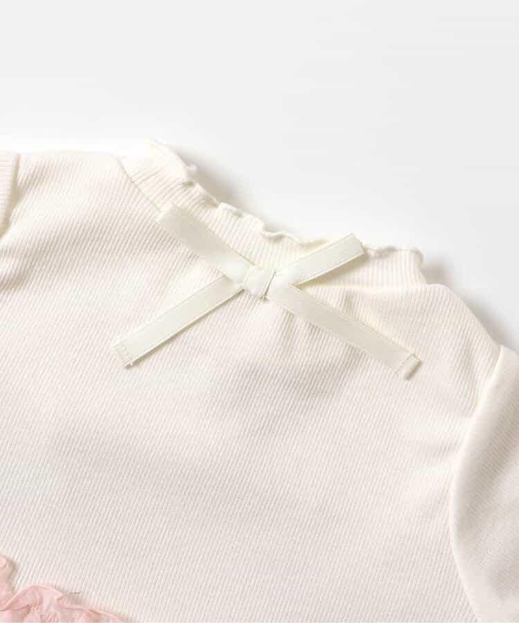 水果刺繡拼接上衣