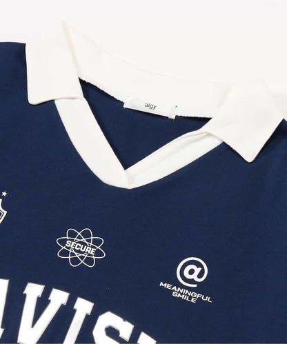 領口設計大尺碼T恤