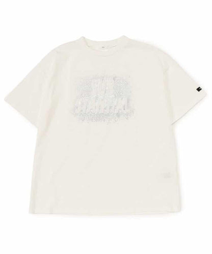箔印花大T-shirt
