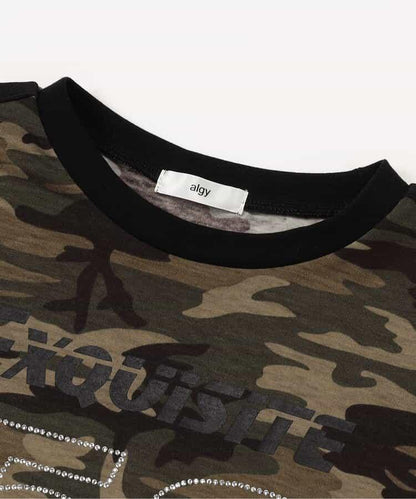 閃石數字印花T恤