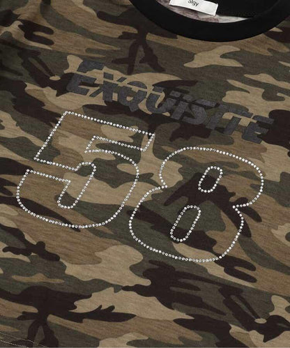 閃石數字印花T恤