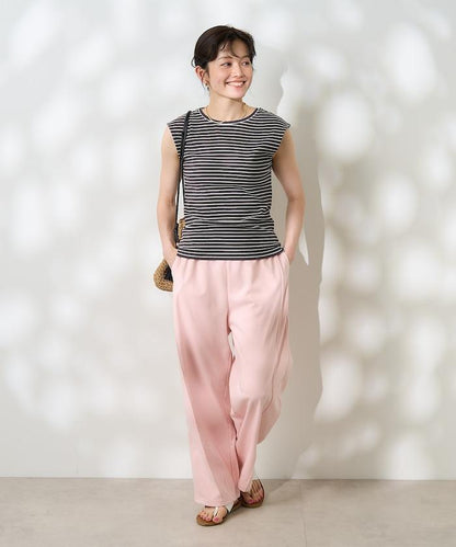 【套裝商品】亞麻粘膠 女士吊帶連衣裙 內搭套裝