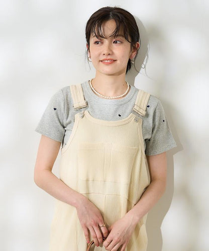 粉末漂白 軍裝風連體工裝褲